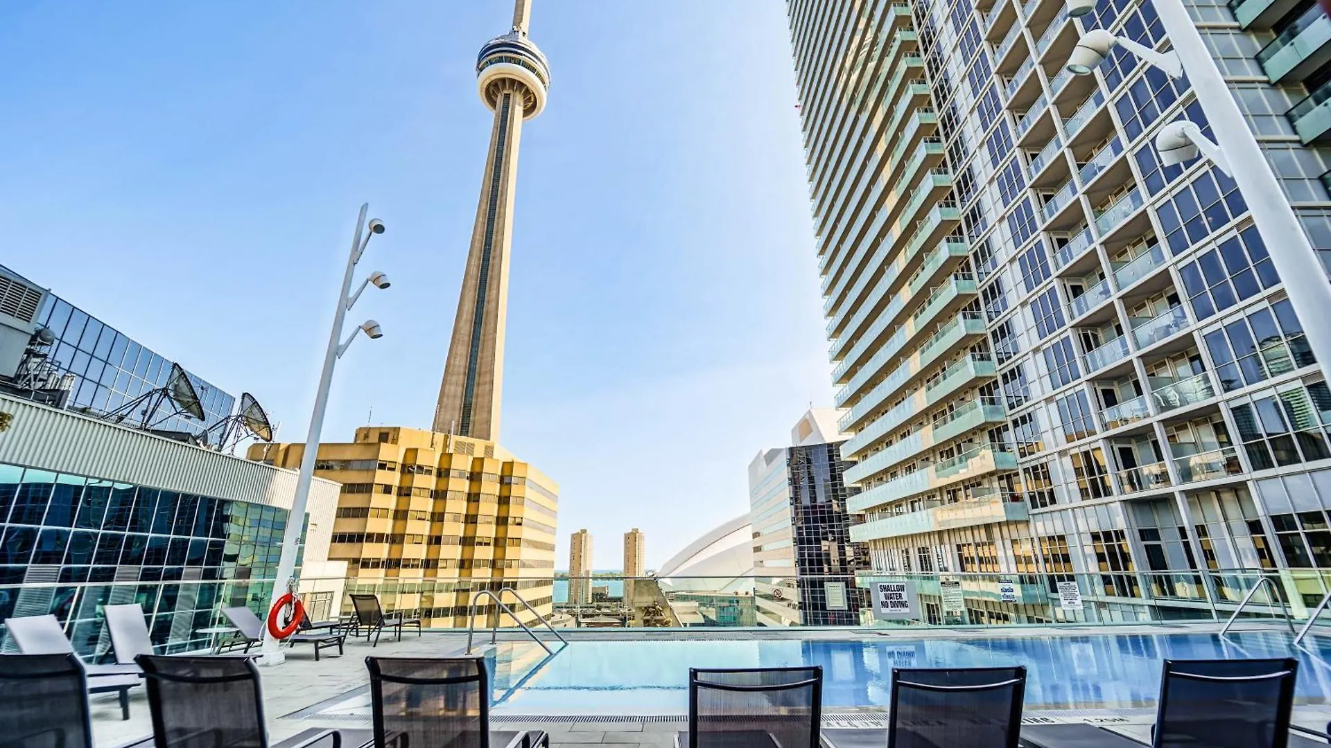 Chol Furnished Suites Heart Of Downtown Toronto, 2 Beds, Free Parking, Cn Tower View 0*, Toronto Canadá