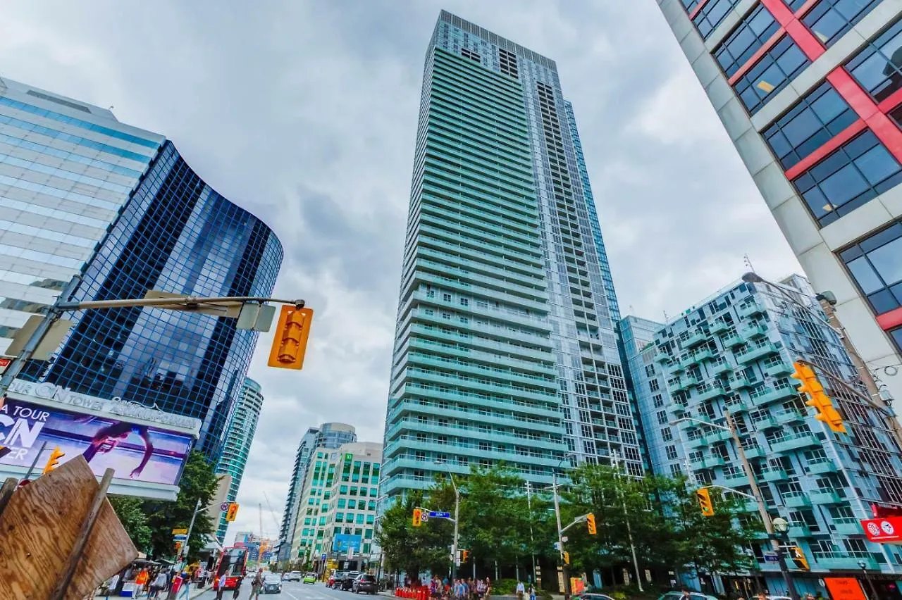 Chol Furnished Suites Heart Of Downtown Toronto, 2 Beds, Free Parking, Cn Tower View Canadá